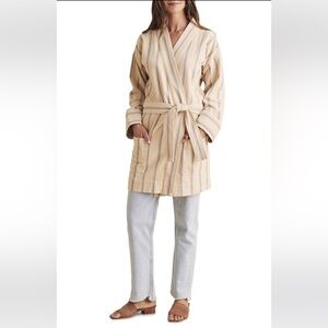FAHERTY Palm Springs Linen Blend Robe Jacket Sz. XS